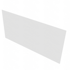 Brooklyn Bright White 1/2" Thick Finished Plywood Filler - 96" W x 48" H x 0.5" D