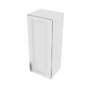 Brooklyn Bright White Single Door Wall Cabinet - 15" W x 36" H x 12" D 15" W