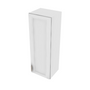 Brooklyn Bright White Single Door Wall Cabinet - 15" W x 42" H x 12" D 15" W