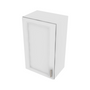 Brooklyn Bright White Single Door Wall Cabinet - 18" W x 30" H x 12" D 18" W