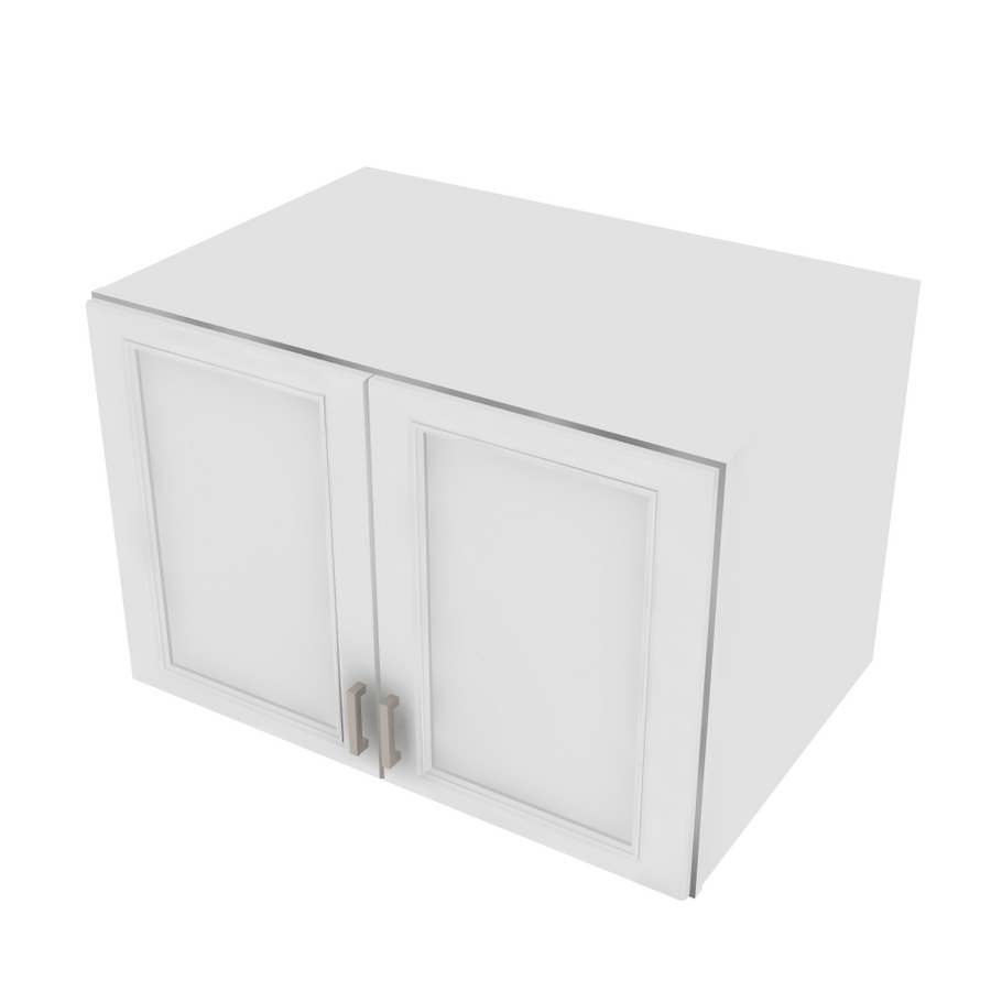 Brooklyn Bright White Refrigerator Wall Cabinet - 36" W x 24" H x 24" D 36" W