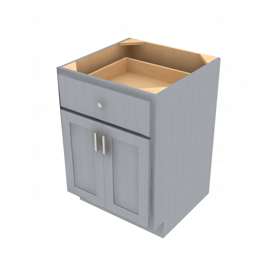 Essential Gray Double Door Standard Base Cabinet - 24" W Default Title