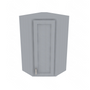 Essential Gray Corner Wall Cabinet - 24" W x 42" H Default Title