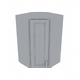 Essential Gray Corner Wall Cabinet - 27" W x 42" H Default Title