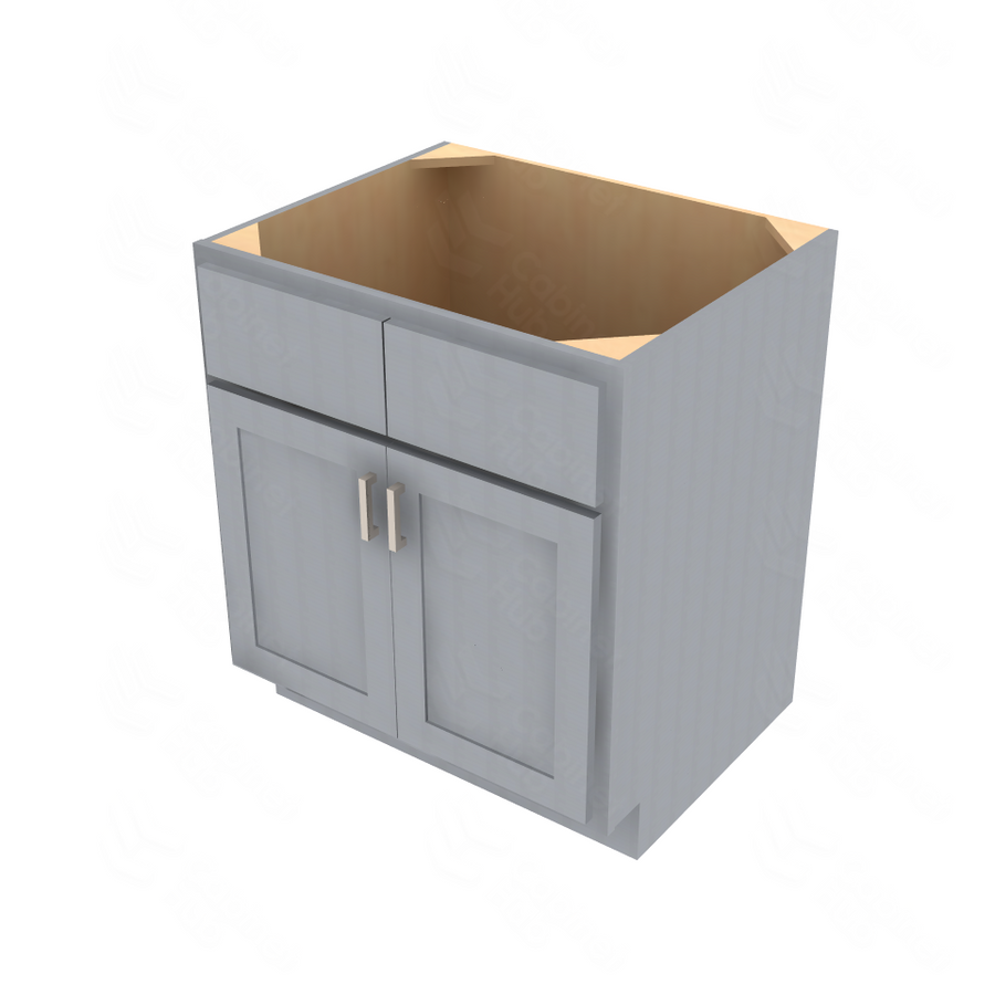 Essential Gray Sink Base Cabinet - 30" W x 34.5" H Default Title