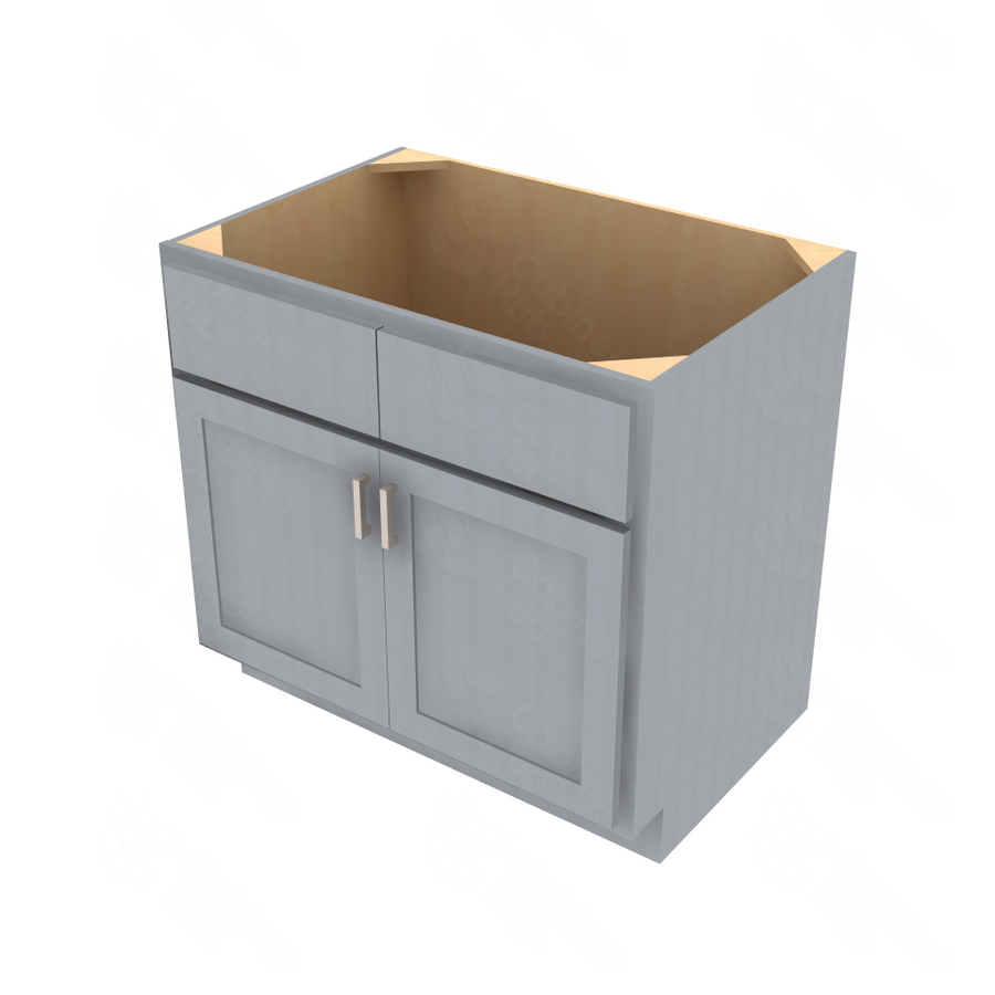 Essential Gray Sink Base Cabinet - 36" W x 34.5" H Default Title