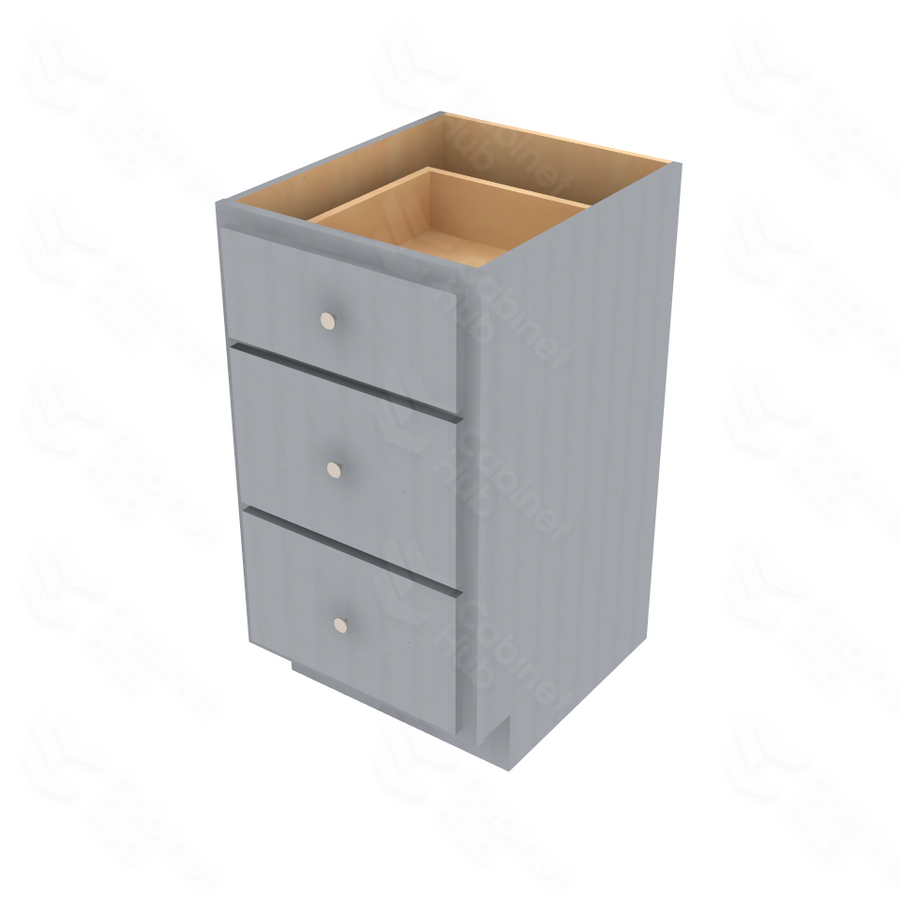 Essential Gray Vanity Drawer Base - 18" W x 34.5" H x 21" Default Title