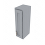 Essential Gray Single Door Wall Cabinet - 9" W x 30" H