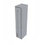 Essential Gray Single Door Wall Cabinet - 9" W x 42" H