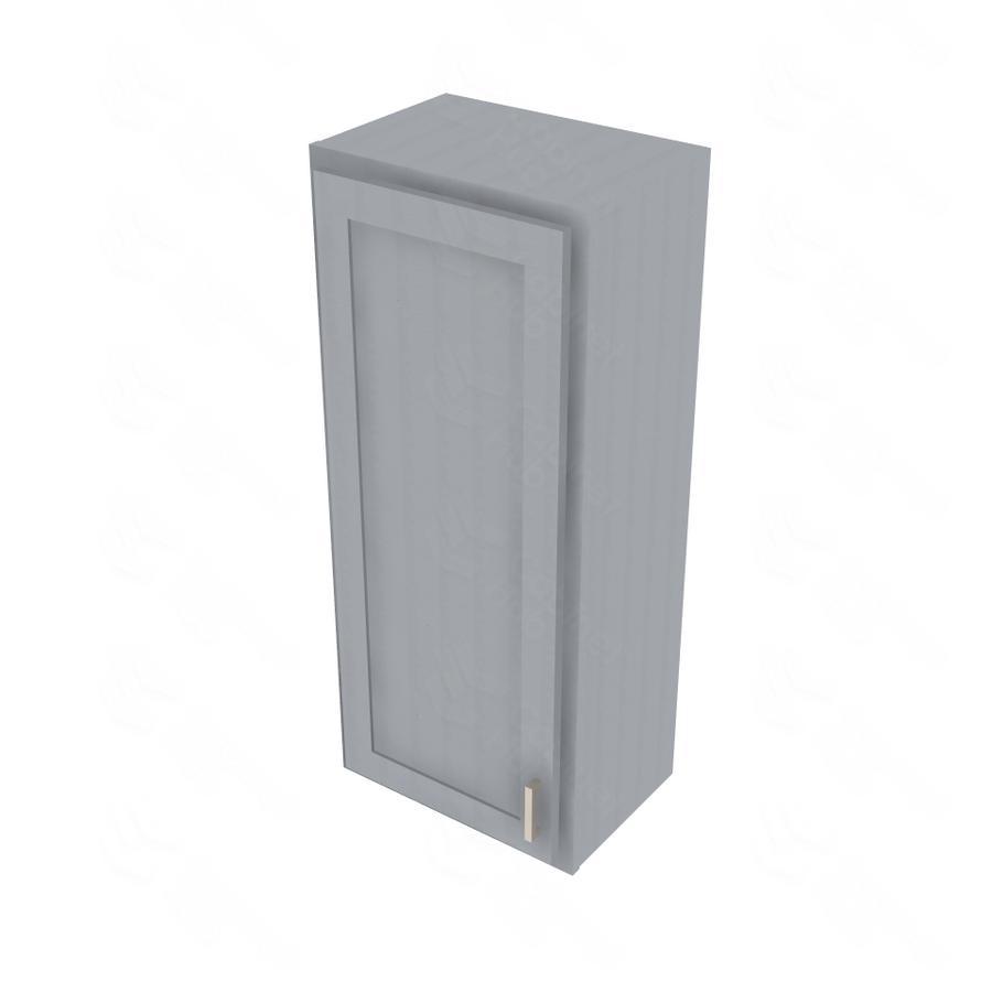 Essential Gray Single Door Wall Cabinet - 18" W x 42" H Default Title