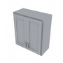 Essential Gray Double Door Wall Cabinet - 27" W x 30" H Default Title
