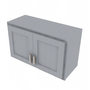 Essential Gray Double Door Wall Cabinet - 30" W x 18" H Default Title