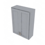 Essential Gray Double Door Wall Cabinet - 30" W x 42" H Default Title