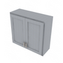 Essential Gray Double Door Wall Cabinet - 33" W x 30" H Default Title