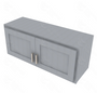 Essential Gray Double Door Wall Cabinet - 36" W x 15" H Default Title