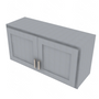 Essential Gray Double Door Wall Cabinet - 36" W x 18" H Default Title
