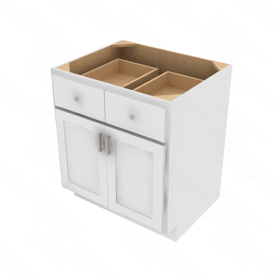 Essential White Double Door Standard Base Cabinet - 30" W Default Title