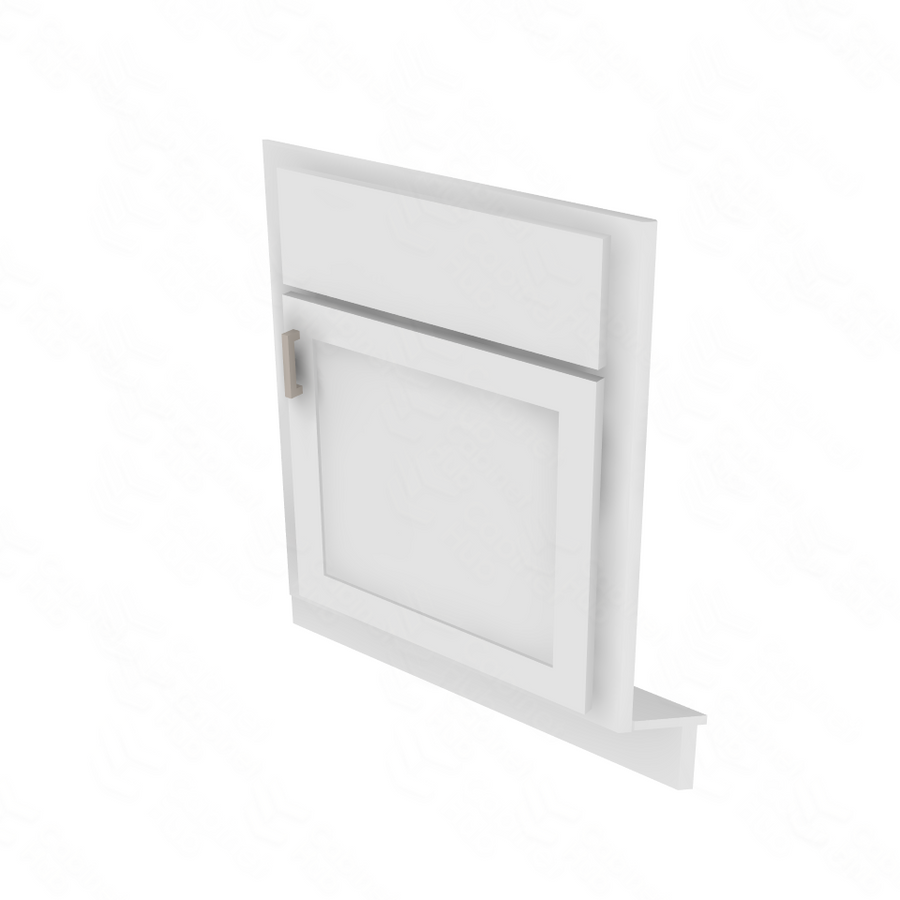 Essential White Corner Sink Front for 42" Space - 27" W Default Title