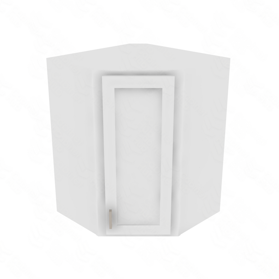 Essential White Corner Wall Cabinet - 27" W x 36" H Default Title