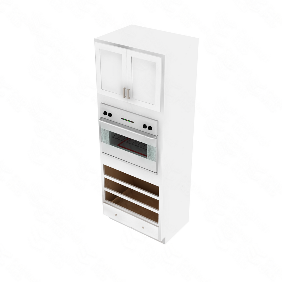 Essential White Oven Cabinet - 33" W x 90" H Default Title