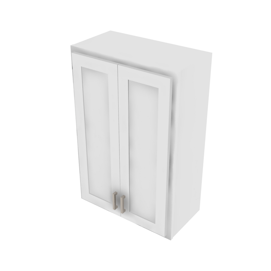 Essential White Double Door Wall Cabinet - 24" W x 36" H Default Title