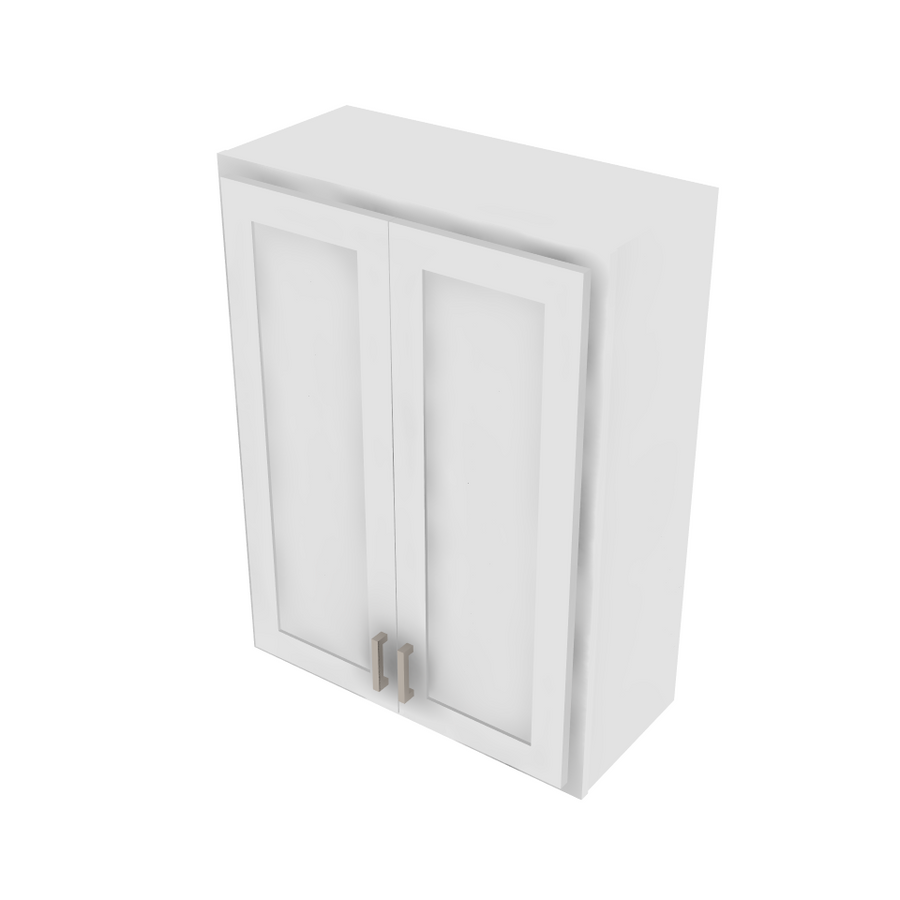 Essential White Double Door Wall Cabinet - 27" W x 36" H Default Title