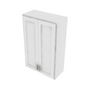 Essential White Double Door Wall Cabinet - 27" W x 42" H Default Title