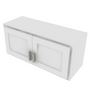 Essential White Double Door Wall Cabinet - 33" W x 15" H Default Title