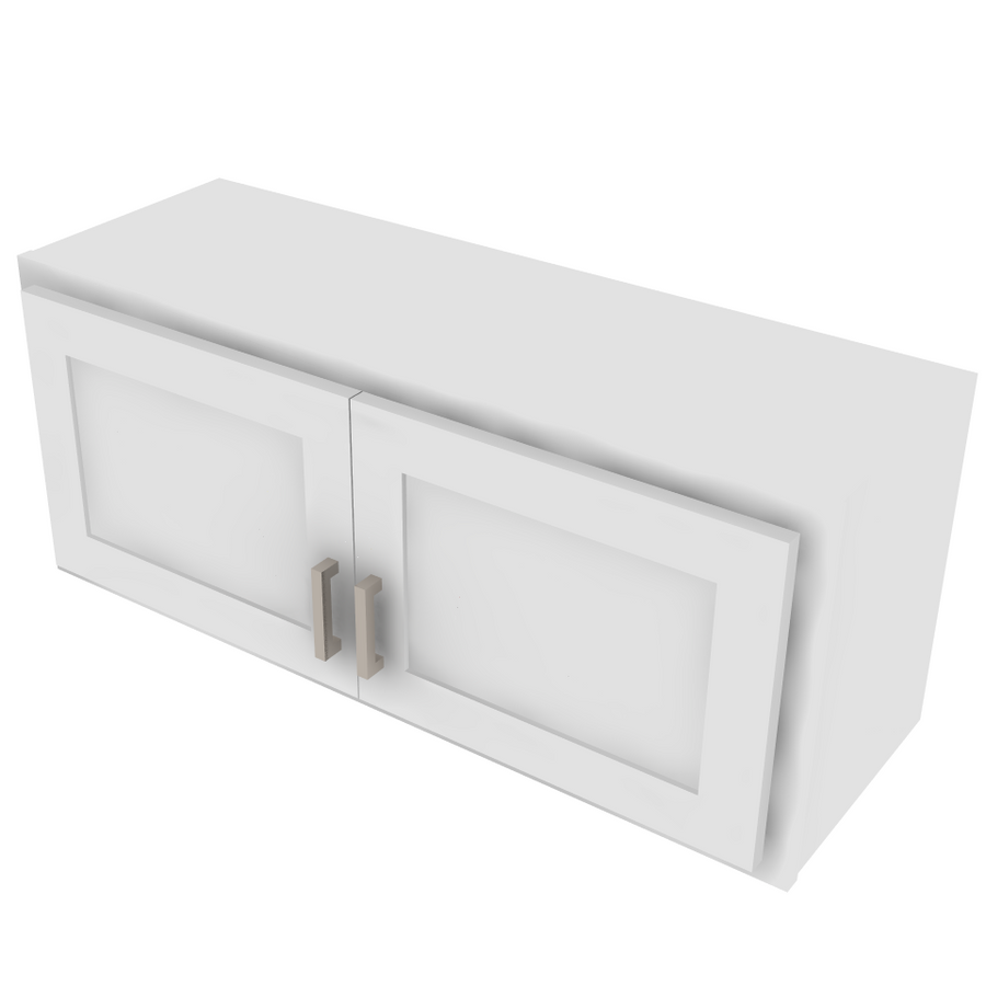 Essential White Double Door Wall Cabinet - 36" W x 15" H Default Title