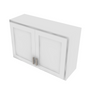 Essential White Double Door Wall Cabinet - 36" W x 24" H Default Title
