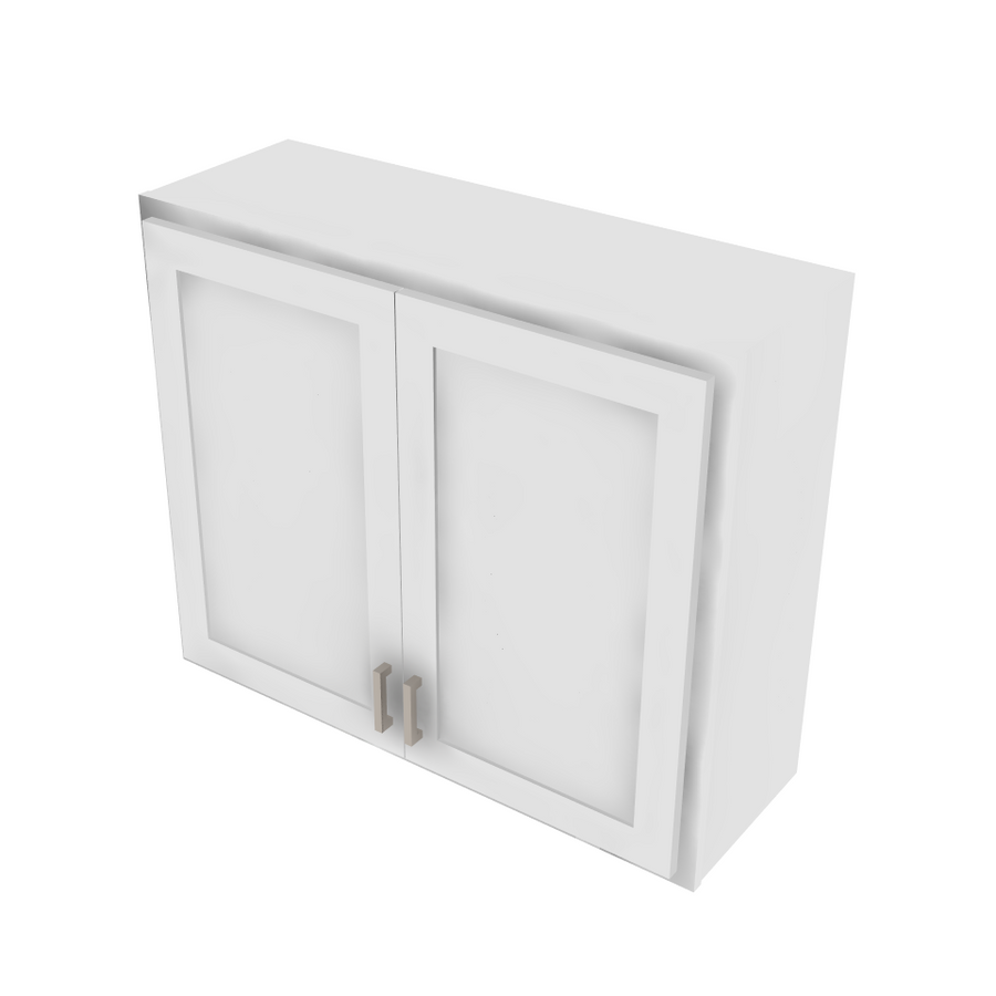 Essential White Double Door Wall Cabinet - 36" W x 30" H Default Title