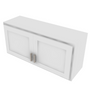 Essential White Double Door Wall Cabinet - 39" W x 18" H Default Title