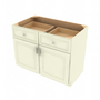 Lenox Canvas Double Door Standard Base with Center Stile - 42" W x 34.5" H x 24" D 42" W