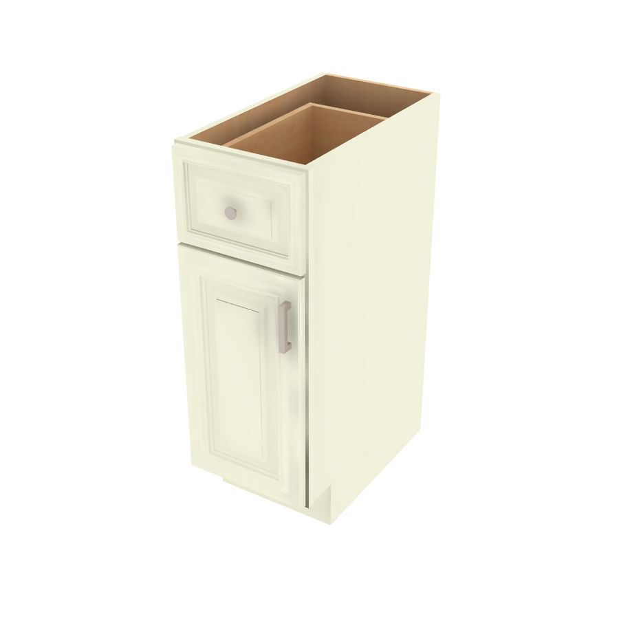 Lenox Canvas Single Door Vanity Base 12" W x 34.5" H x 21" D 12" W