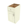 Lenox Canvas Single Door Vanity Base 15" W x 34.5" H x 21" D 15" W