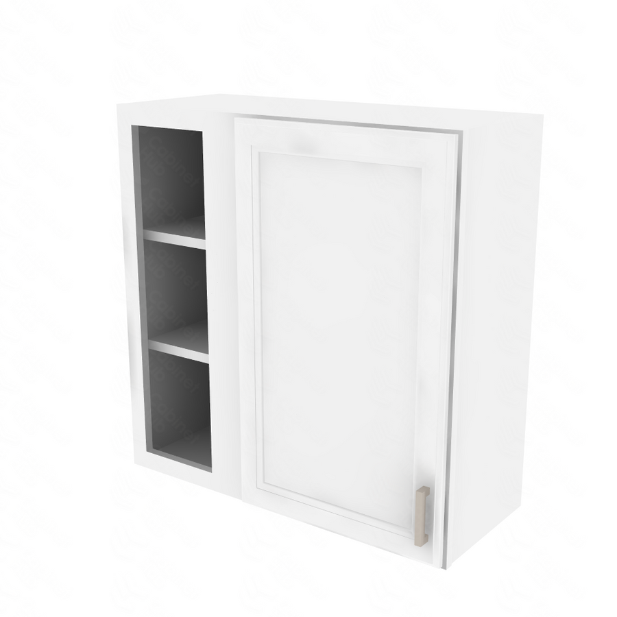 Napa White Blind Wall Cabinet - 30" W x 30" H x 12" D 30" W