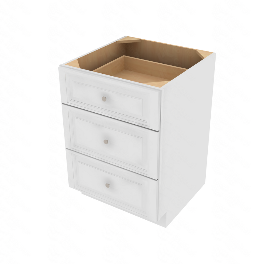 Napa White Drawer Base Cabinet - 24" W x 34.5" H x 24" D 24" W