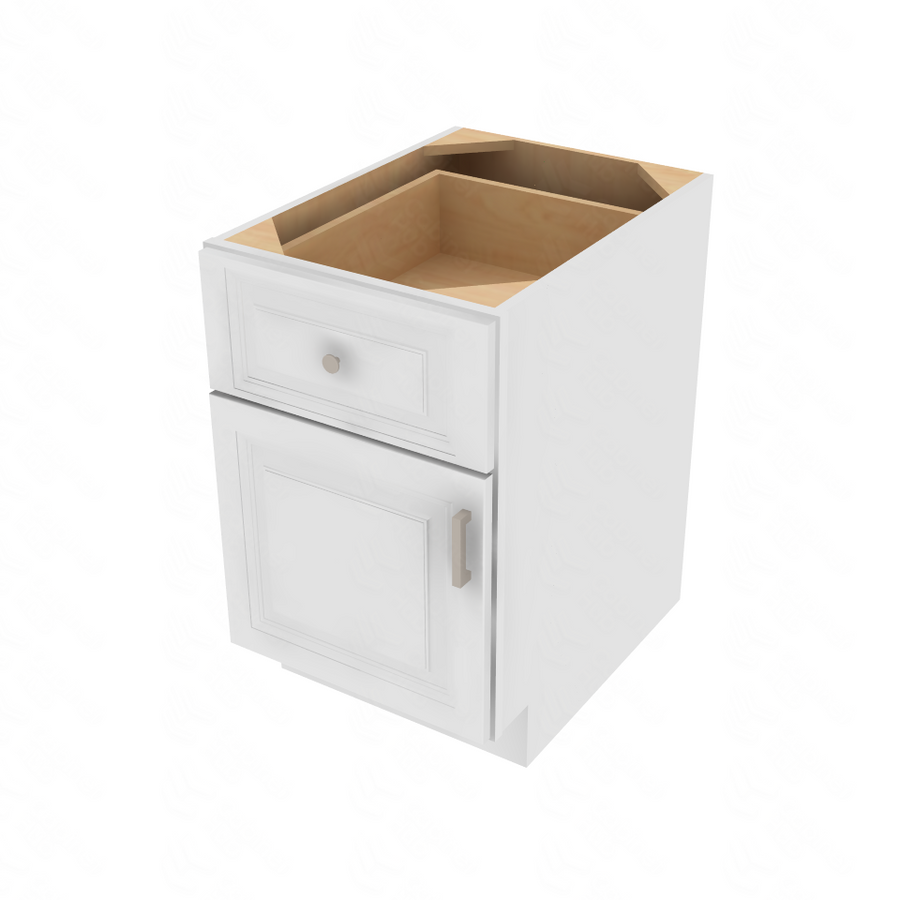 Napa White Desk Drawer Base Cabinet - 18" W x 29.5" H x 24" D 18" W