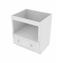 Napa White Microwave Base Cabinet - 30" W x 34.5" H x 24" D 30" W