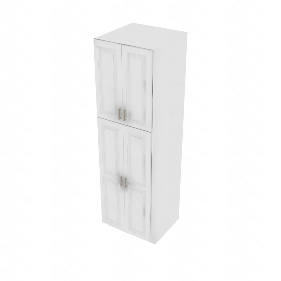Napa White Double Door Pantry - 24" W x 84" H x 24" D 24" W