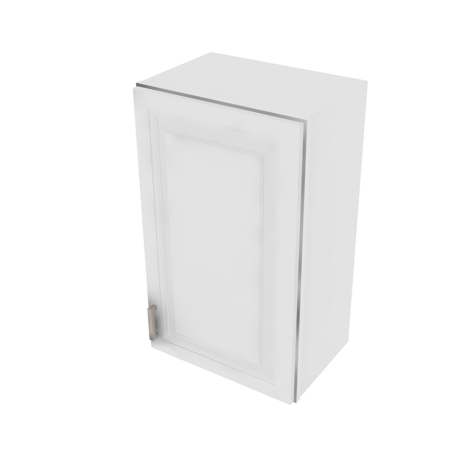 Napa White Single Door Wall Cabinet - 18" W x 30" H 18" W