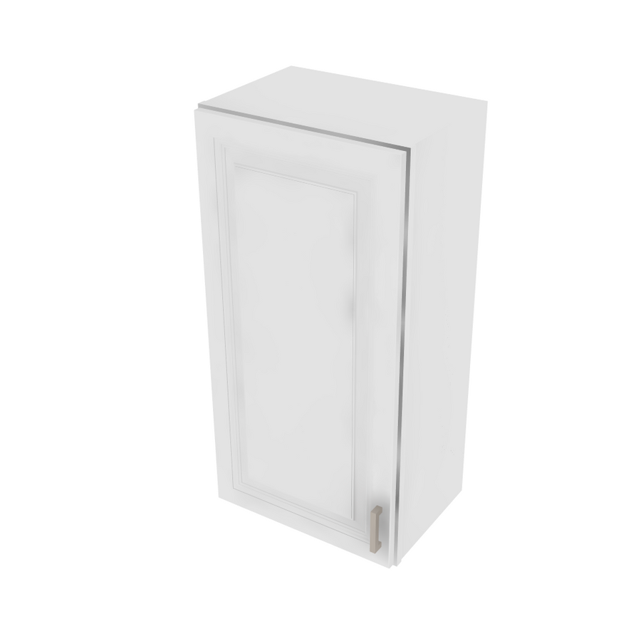 Napa White Single Door Wall Cabinet - 18" W x 36" H 18" W