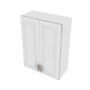 Napa White Double Door Wall Cabinet - 27" W x 36" H 27" W