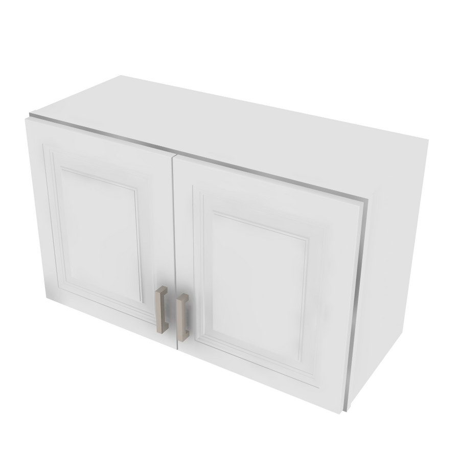 Napa White Double Door Wall Cabinet - 30" W x 18" H 30" W