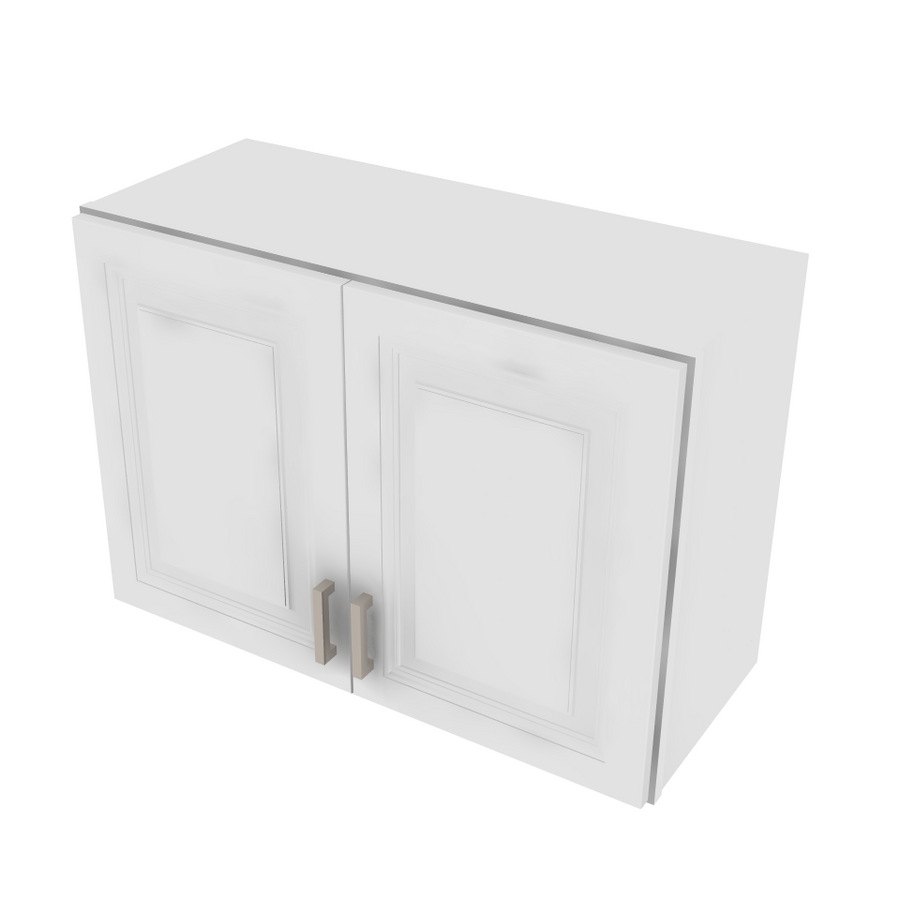 Napa White Double Door Wall Cabinet - 30" W x 21" H 30" W