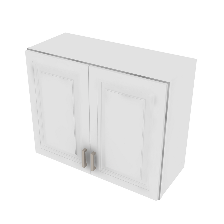 Napa White Double Door Wall Cabinet - 30" W x 24" H 30" W
