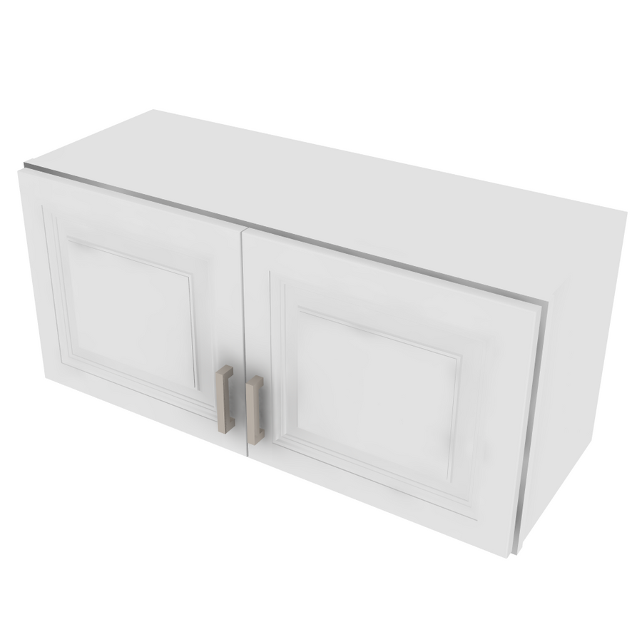 Napa White Double Door Wall Cabinet - 33" W x 15" H 33" W