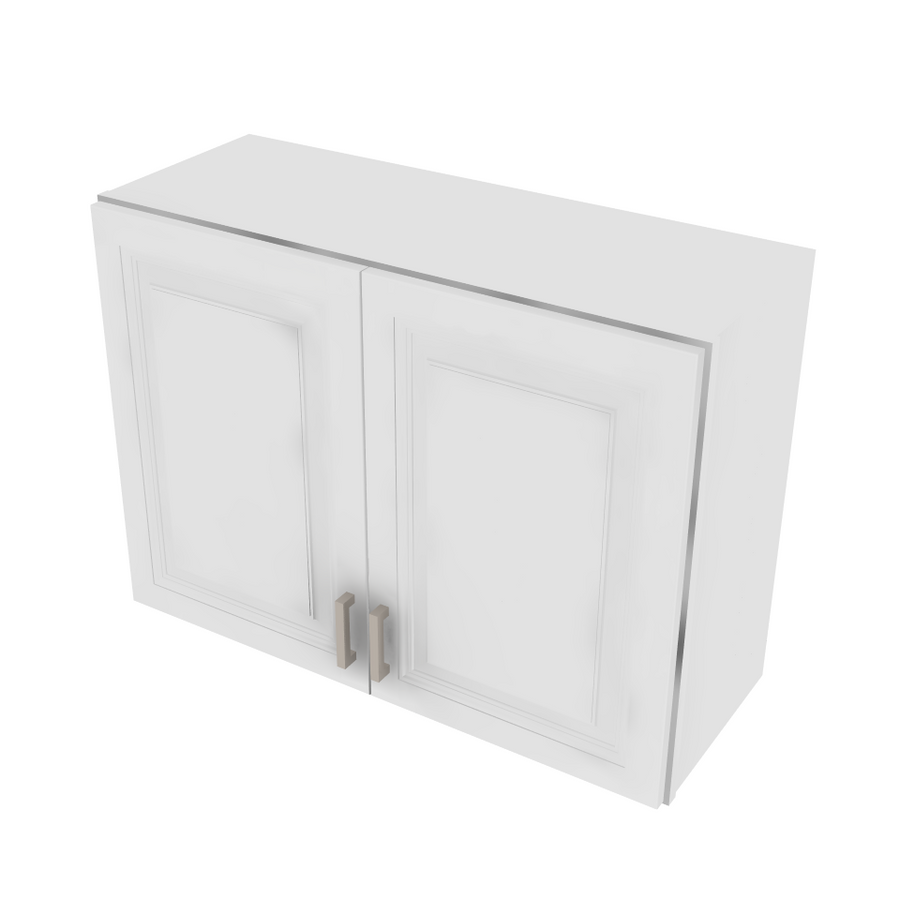 Napa White Double Door Wall Cabinet - 33" W x 24" H 33" W