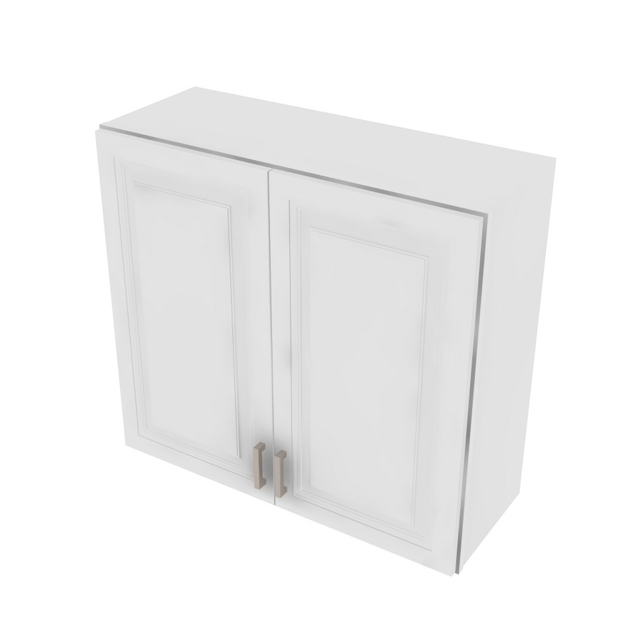 Napa White Double Door Wall Cabinet - 33" W x 30" H 33" W