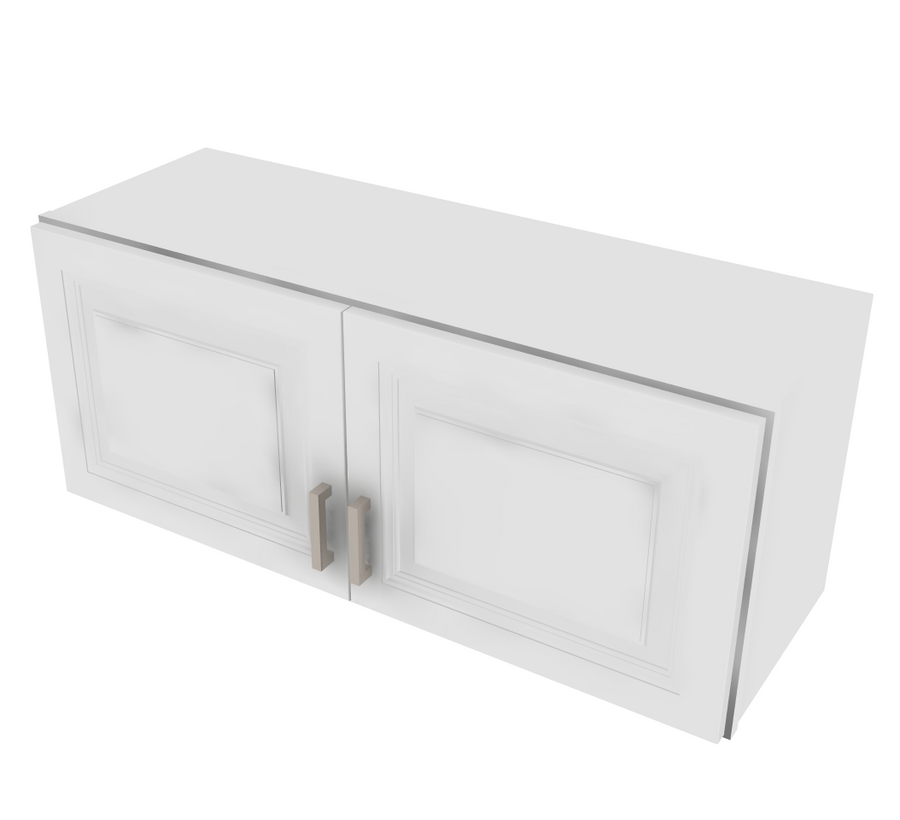 Napa White Double Door Wall Cabinet - 36" W x 15" H 36" W